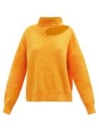 Rejina Pyo - Miki Cutout Wool-blend Sweater - Womens - Yellow