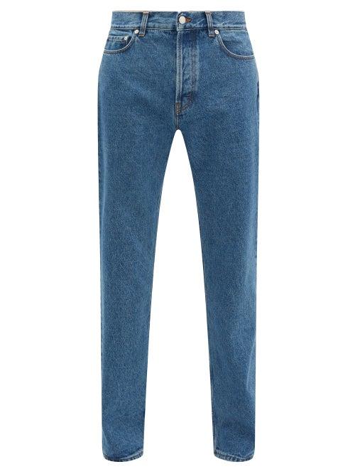 Matchesfashion.com Sfr - High-rise Straight-leg Jeans - Mens - Blue