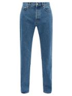 Matchesfashion.com Sfr - High-rise Straight-leg Jeans - Mens - Blue