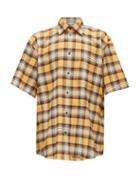 Matchesfashion.com Balenciaga - Logo-embroidered Checked Cotton Shirt - Mens - Black Brown