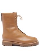 Legres - 42 Shearling-lined Leather Boots - Womens - Beige