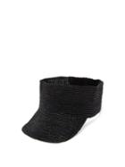 Matchesfashion.com Greenpacha - Copacabana Toquilla Straw Visor - Womens - Black