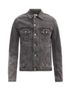 Matchesfashion.com Ksubi - Dynamo Logo-stitched Denim Jacket - Mens - Black