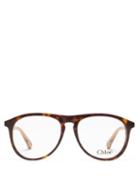 Matchesfashion.com Chlo - Aviator Bio-acetate Glasses - Womens - Tortoiseshell