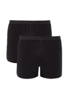 Matchesfashion.com Organic Basics - Lite Pack Of Two Boxer Shorts - Mens - Black