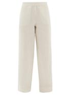 Matchesfashion.com Asceno - London Organic-linen Trousers - Womens - Ivory