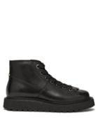 Matchesfashion.com Neil Barrett - Piercing Lace Up Leather Boots - Mens - Black
