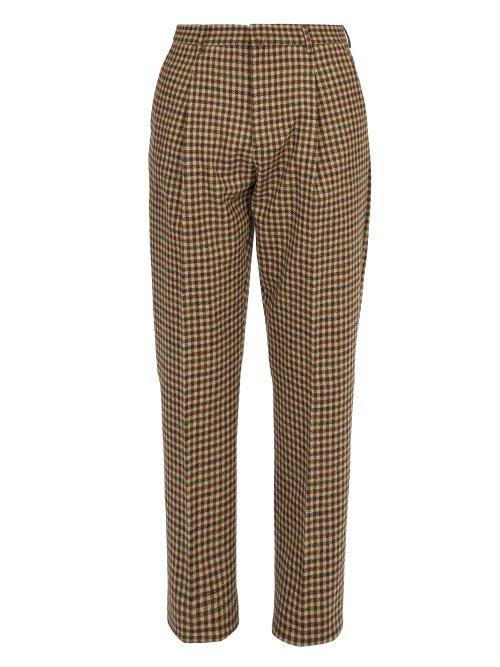 Matchesfashion.com Acne Studios - Boston Straight Leg Wool Trousers - Mens - Beige