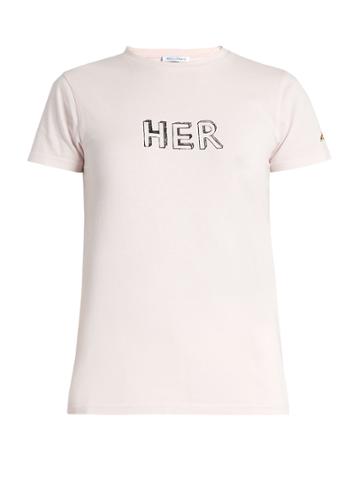 Bella Freud Her Cotton-jersey T-shirt