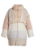 Stella Mccartney Patchwork Faux-fur Coat