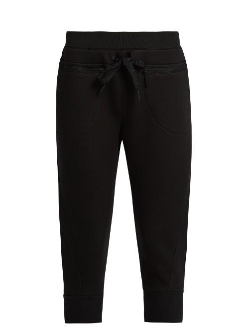 Adidas By Stella Mccartney Studio Cropped Jersey Sweatpants
