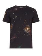 Valentino Firework-print Cotton-jersey T-shirt