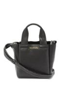 Matchesfashion.com Acne Studios - Aleah Logo-print Crinkled-leather Cross-body Bag - Womens - Black