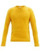 Matchesfashion.com Gabriela Hearst - Lawrence Hand-knitted Cashmere Sweater - Mens - Dark Yellow