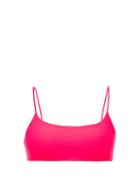 Matchesfashion.com Jade Swim - Muse Scoop-neck Bikini Top - Womens - Pink