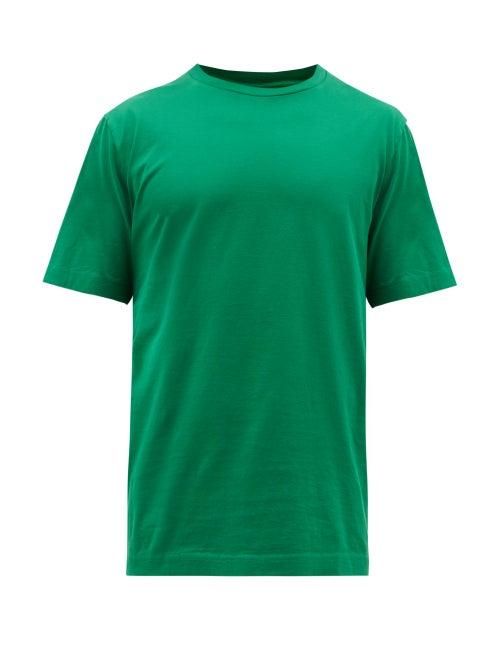 Matchesfashion.com Acne Studios - Everest Logo-label Cotton T-shirt - Mens - Green