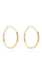 Matchesfashion.com Bottega Veneta - Hoop 18kt Gold-plated Sterling-silver Earrings - Womens - Gold