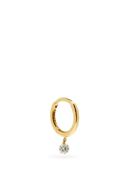 Matchesfashion.com Persee - Diamond & 18kt Gold Single Earring - Womens - Yellow Gold