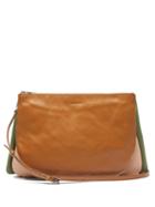Matchesfashion.com Jil Sander - Sandwich Leather Cross Body Bag - Womens - Tan