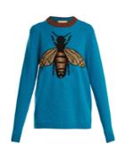 Gucci Bee-jacquard Wool Sweater