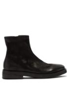 Matchesfashion.com Marsll - Listone Suede Chelsea Boots - Mens - Black