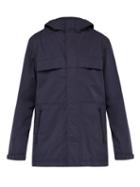 Matchesfashion.com A.p.c. - Hike Hooded Cotton Blend Parka - Mens - Navy