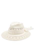 Matchesfashion.com Maison Michel - Henrietta Straw Hat - Womens - White