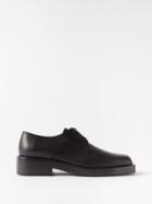 Jil Sander - Vitello Leather Derby Shoes - Mens - Black