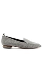 Matchesfashion.com Nicholas Kirkwood - Beya Felt Loafers - Womens - Grey