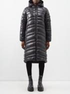 Moncler - Apogon Hooded Quilted Down Parka - Womens - Black