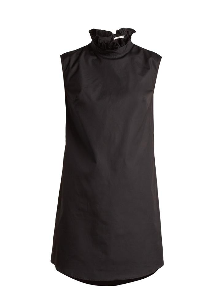 Cecilie Bahnsen Netti Ruffle-trimmed High-neck Dress