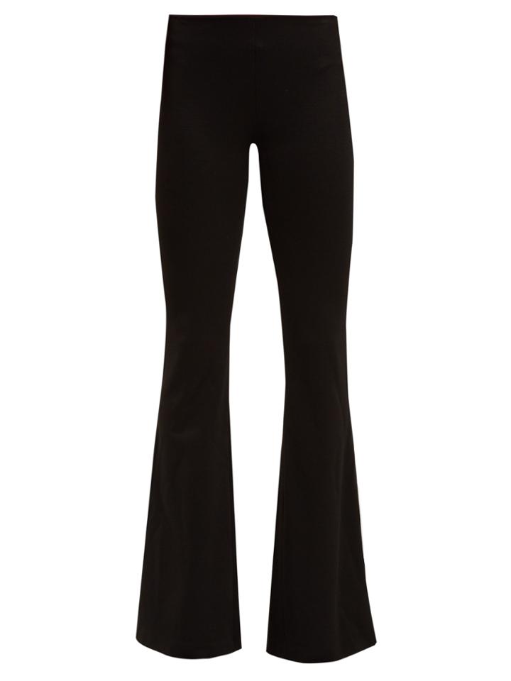 Galvan Flared-leg Jersey Trousers
