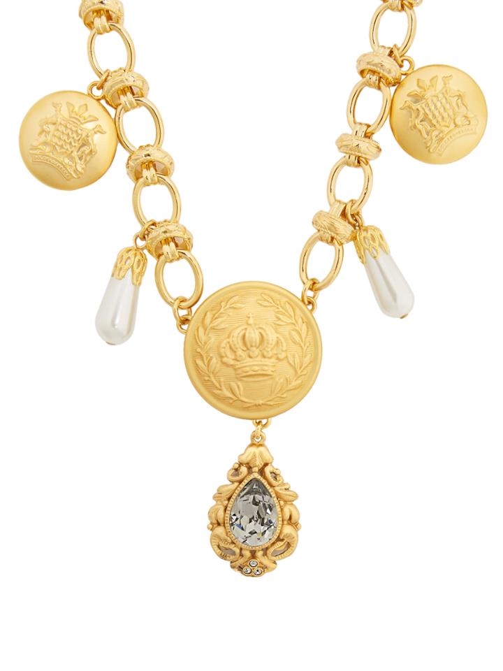 Dolce & Gabbana Crest-embossed Necklace