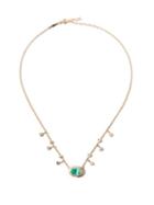 Ladies Fine Jewellery Jacquie Aiche - Shaker Emerald, Diamond & 14kt Gold Necklace - Womens - Green Gold