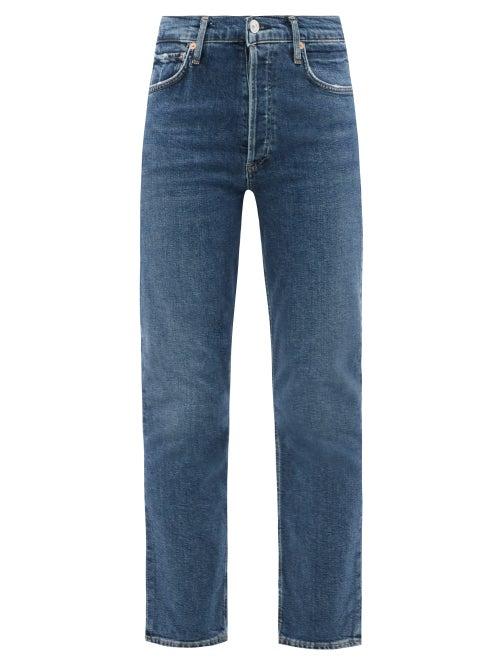 Citizens Of Humanity - Charlotte High-rise Straight-leg Jeans - Womens - Mid Denim