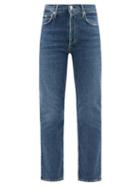 Citizens Of Humanity - Charlotte High-rise Straight-leg Jeans - Womens - Mid Denim