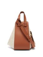 Matchesfashion.com Loewe - Hammock Small Anagram-jacquard & Leather Tote Bag - Womens - Beige Multi