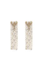 Lanvin Crystal-embellished Chain Clip-on Earrings
