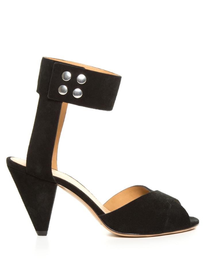 Isabel Marant Toile Meegan Cone-heel Suede Sandals