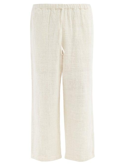 Matchesfashion.com 11.11 / Eleven Eleven - Straight-leg Organic-cotton Khadi Trousers - Mens - Cream