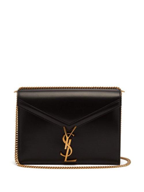 Matchesfashion.com Saint Laurent - Cassandra Ysl Clasp Leather Cross Body Bag - Womens - Black