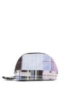 Matchesfashion.com Ganni - Plaid Patchwork Make-up Bag - Womens - Blue Multi