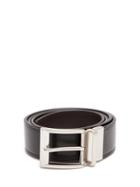 Matchesfashion.com Bottega Veneta - Grained Leather Belt - Mens - Black