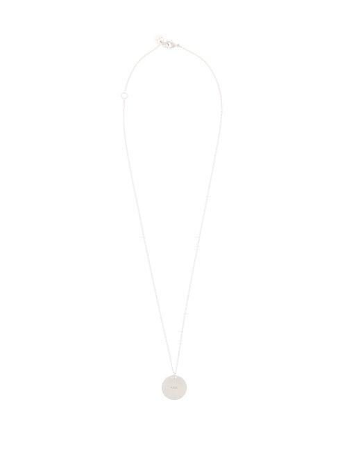 Matchesfashion.com A.p.c. - Eloi Medallion-pendant Necklace - Mens - Silver