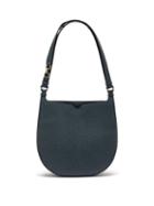 Matchesfashion.com Valextra - Hobo Weekend Medium Leather Bag - Womens - Blue