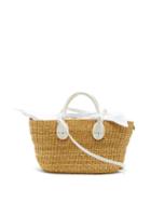 Matchesfashion.com Muu - Bony Straw Basket Bag - Womens - White Multi