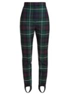 Burberry Slim-leg Tartan Wool-twill Trousers