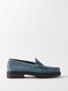 G.h. Bass & Co. - Weejuns 90s Larson Suede Loafers - Mens - Light Grey