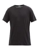 Isabel Marant - Leon Linen-blend Jersey T-shirt - Mens - Black