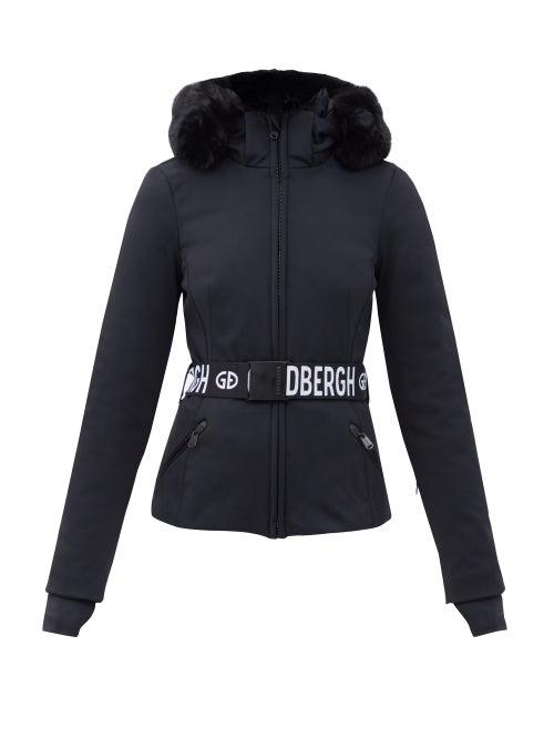 Matchesfashion.com Goldbergh - Hida Faux Fur-trimmed Quilted Down Jacket - Womens - Black